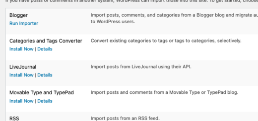 Importing Blogger into WordPress